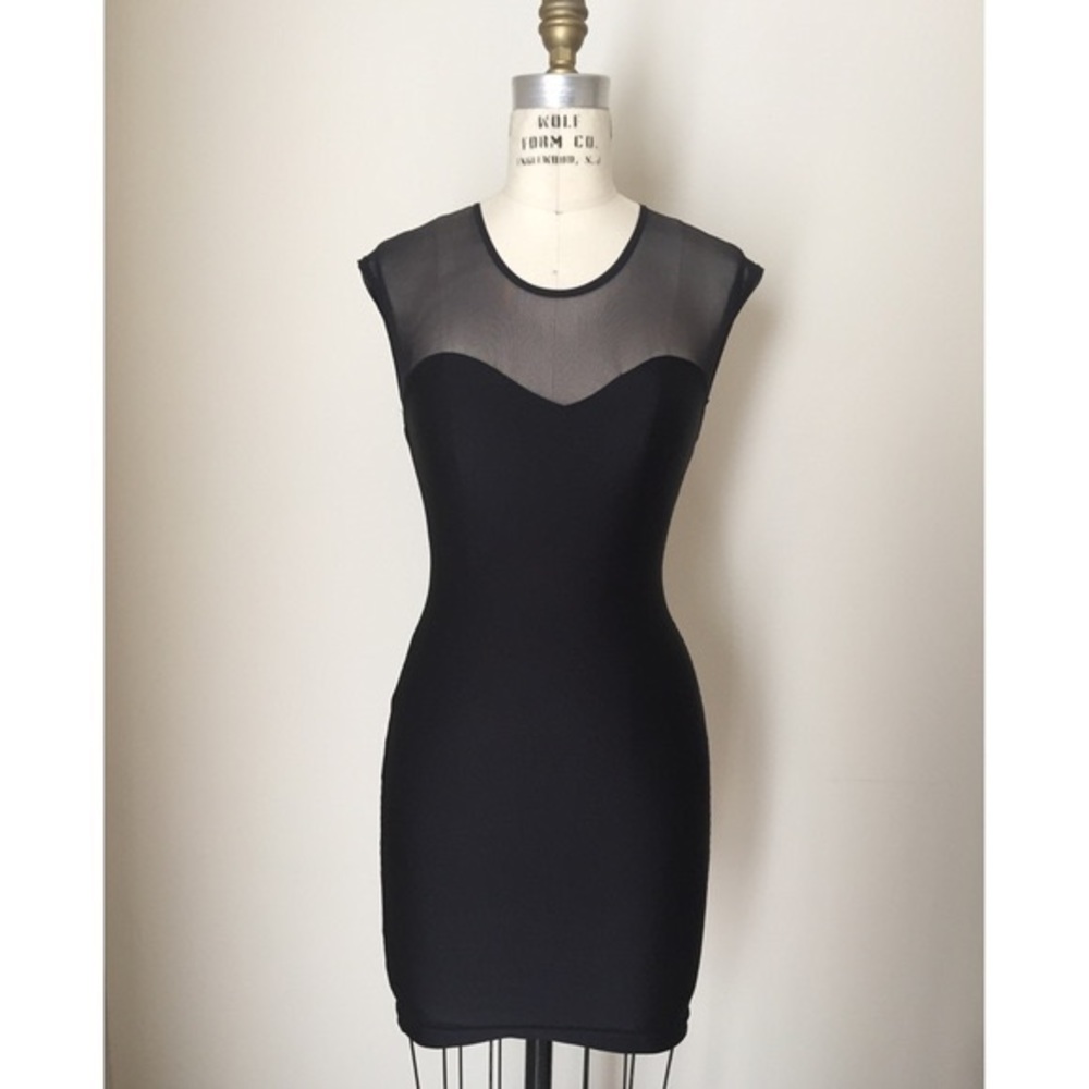 American Apparel sweetheart mesh dress